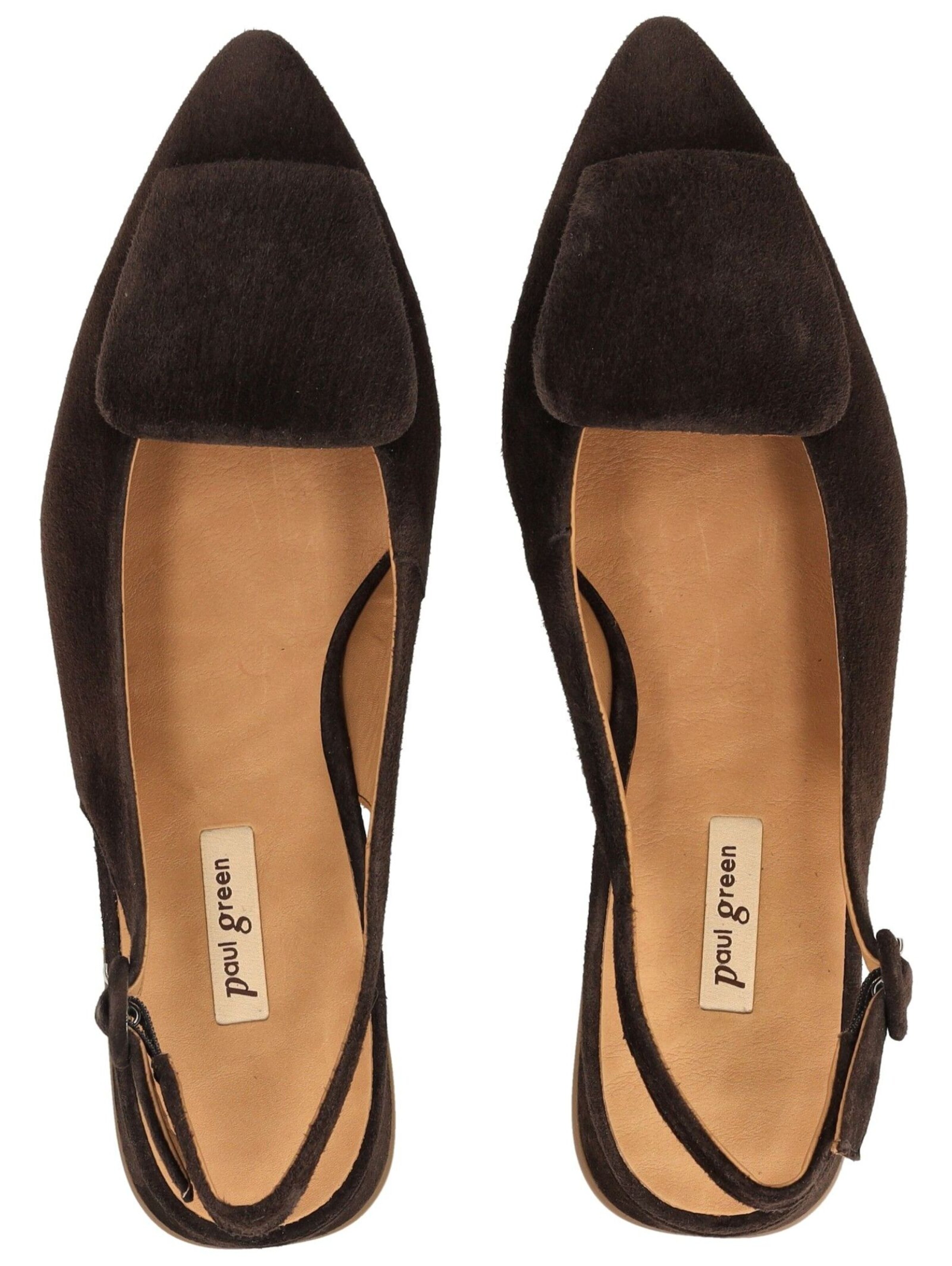 Ballerines à lanières Paul Green en marron