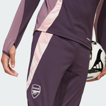 Coupe slim Pantalon de sport 'FC Arsenal Tiro 24' ADIDAS PERFORMANCE en violet