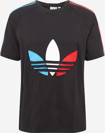 ADIDAS ORIGINALS Shirt in Black: front