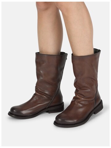 Felmini Wide Fit Stiefel in Braun