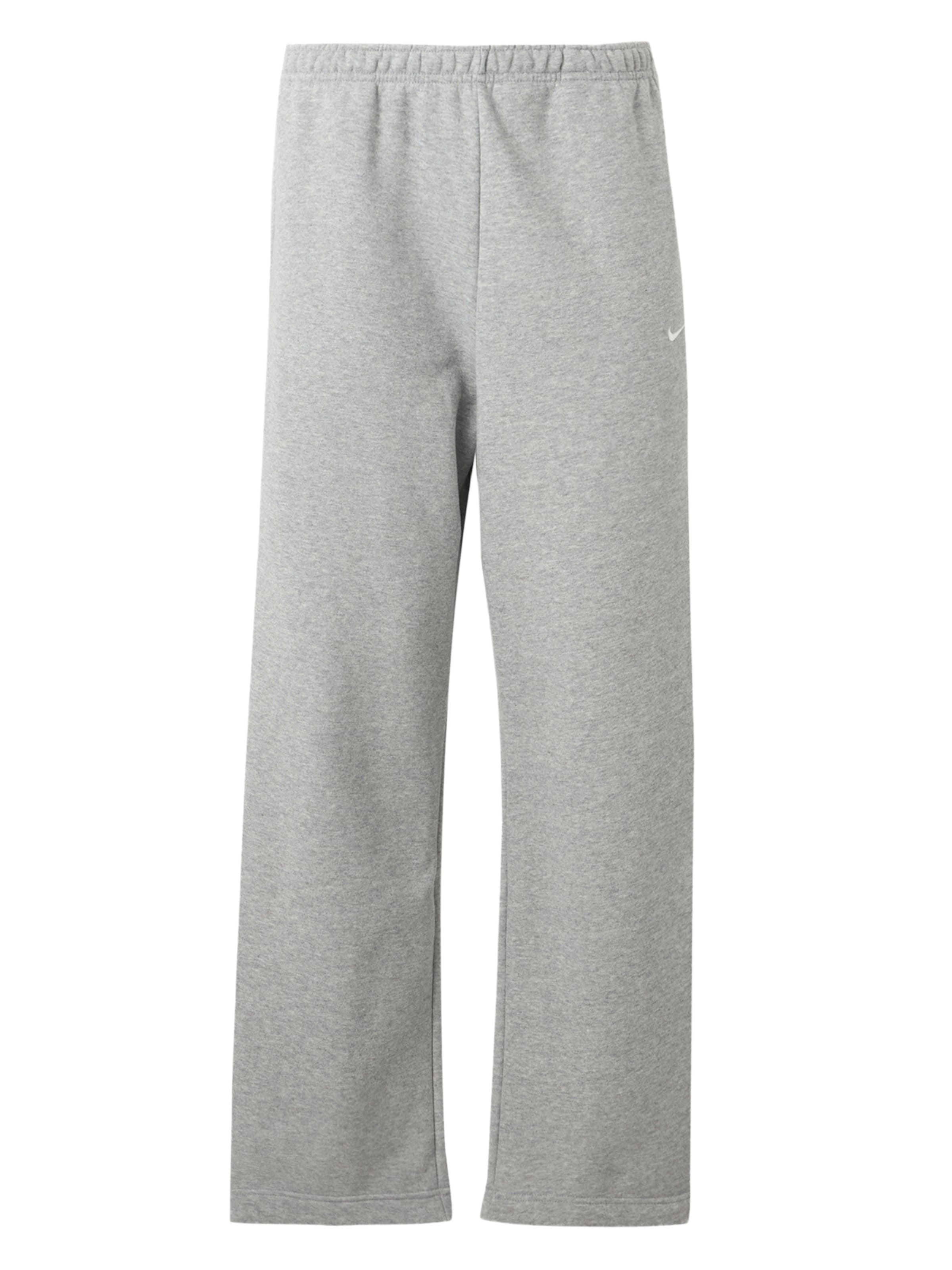 Nike Sportswear Wide leg Παντελόνι 'Studio' σε γκρι: μπροστά