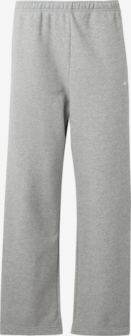 Nike Sportswear Wide Leg Housut 'Studio' värissä harmaa: etupuoli
