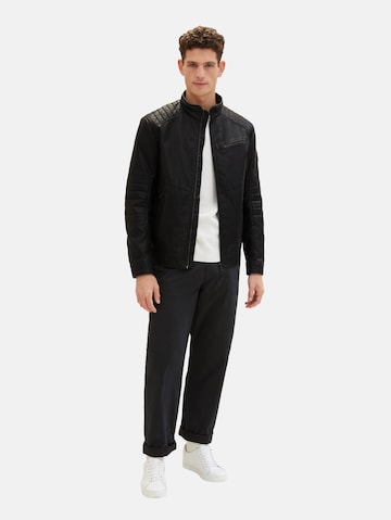 TOM TAILOR Between-Season Jacket in Black