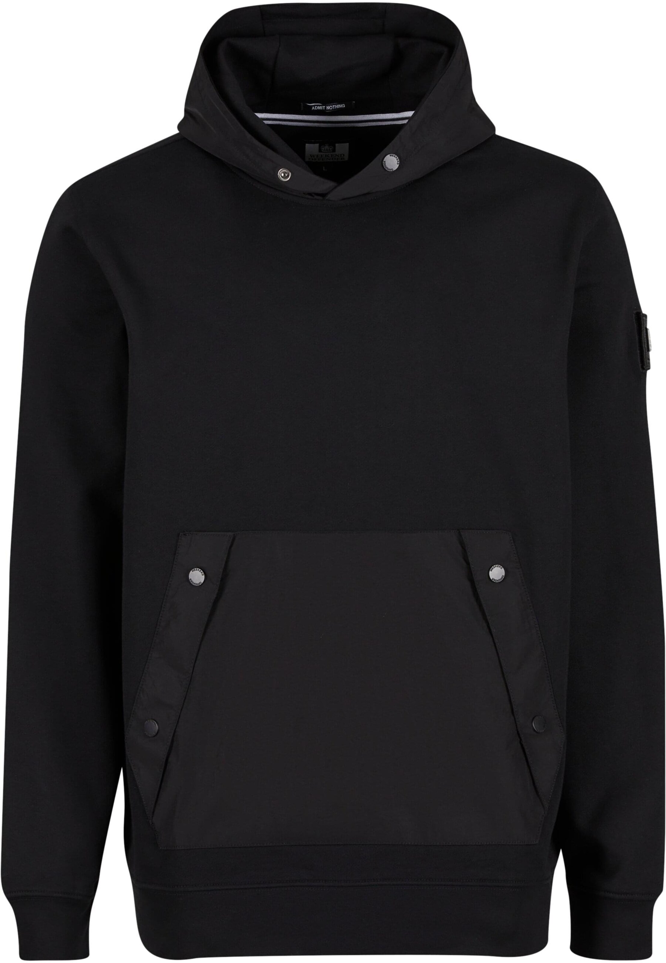 Felpa 'Sumida' di Weekend Offender in nero: frontale