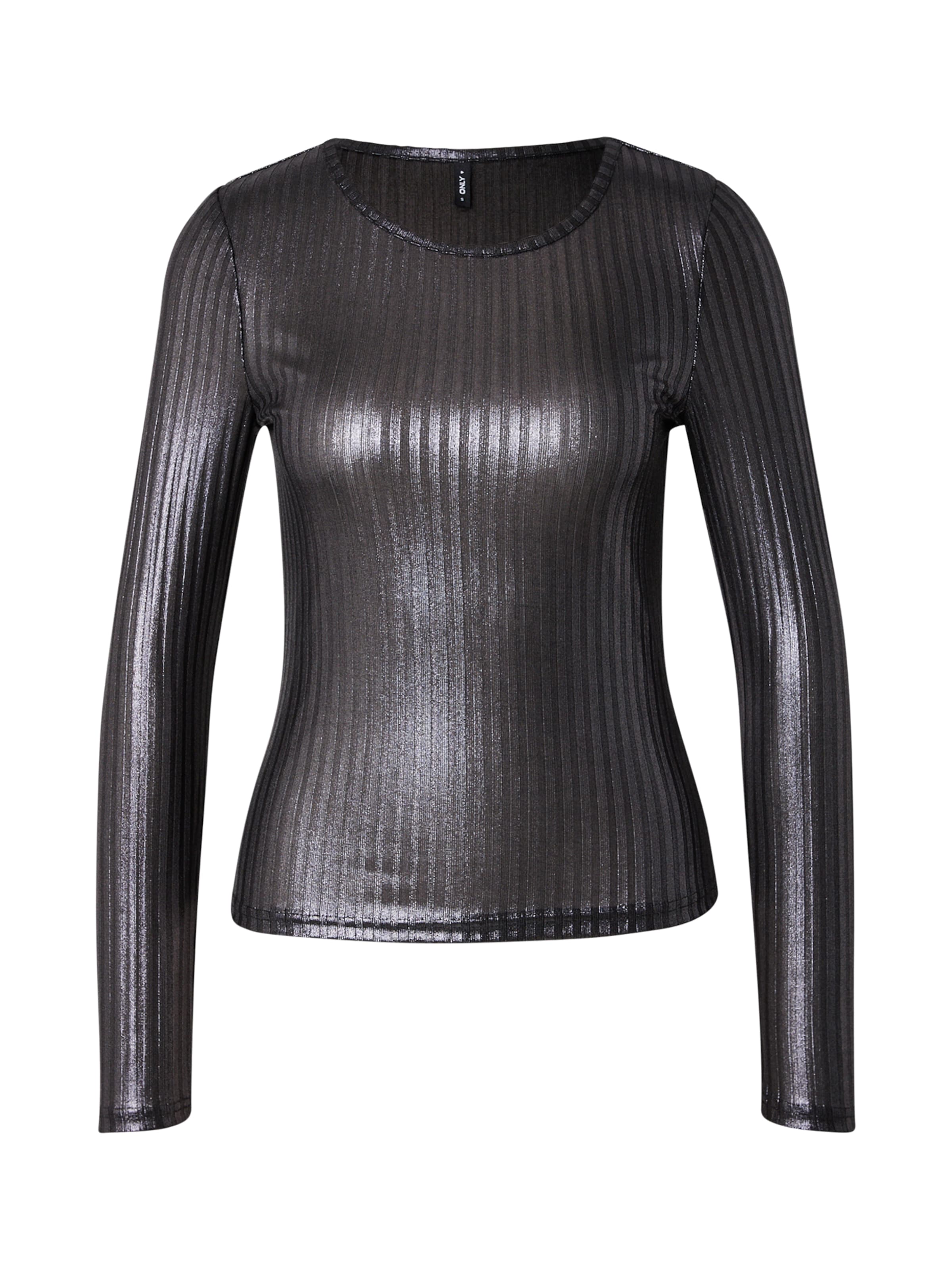 Tricou 'ONLSHINE' de la ONLY pe negru: față