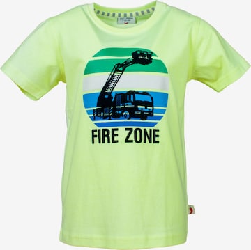 SALT AND PEPPER Shirt 'Feuerwehr' in Green