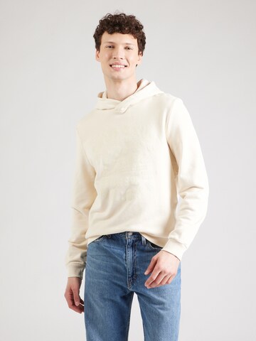 CAMP DAVID Sweatshirt in Beige: front