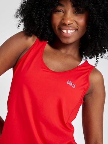 SPORTKIND - Top deportivo 'Loose Fit Basic' en rojo