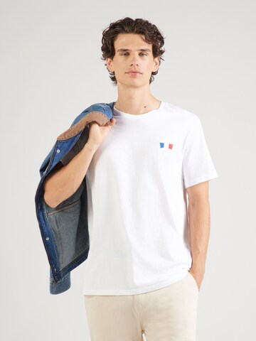 LEVI'S ® Μπλουζάκι 'Original Housemark' σε λευκό: μπροστά