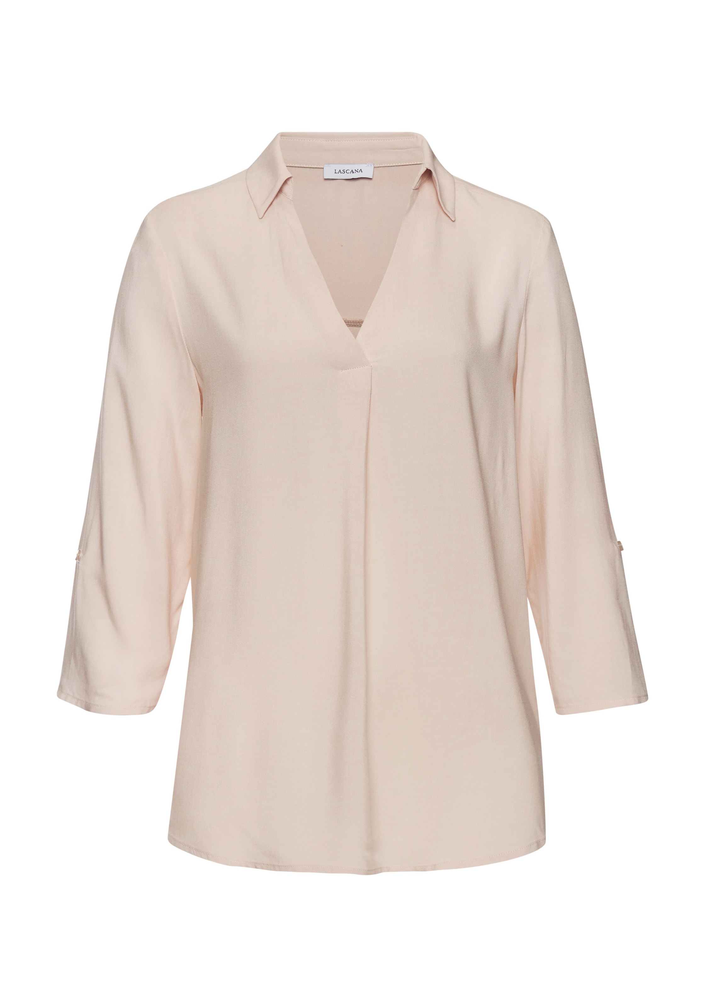 LASCANA Blouse in Beige: front