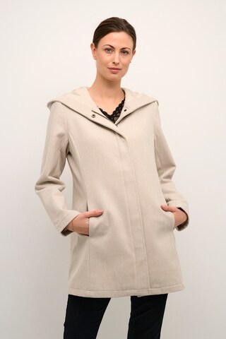 Cream Between-Season Jacket 'Crysta' in Beige: front