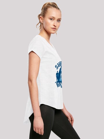 T-shirt 'Hawaii Surf Beach Summer' F4NT4STIC en blanc