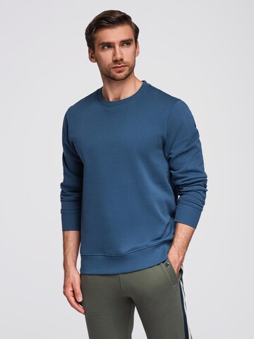 Ombre Sweatshirt in Blauw: voorkant