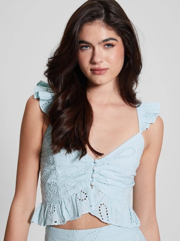 GUESS Top in Blue: front