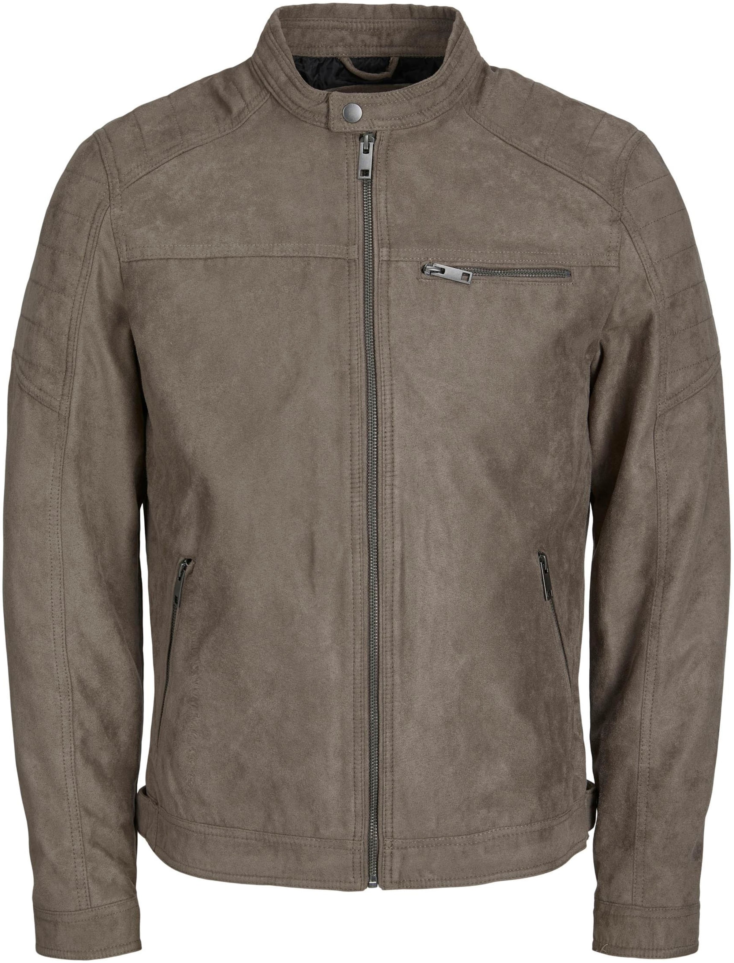 Veste mi-saison 'JCORocky' JACK & JONES en marron : devant