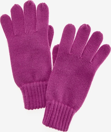 LASCANA Prstové rukavice – fialová: přední strana