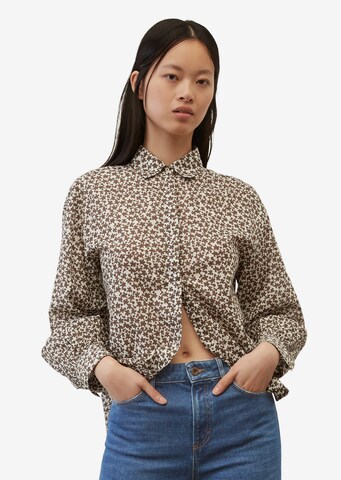 Marc O'Polo Blouse in Brown: front