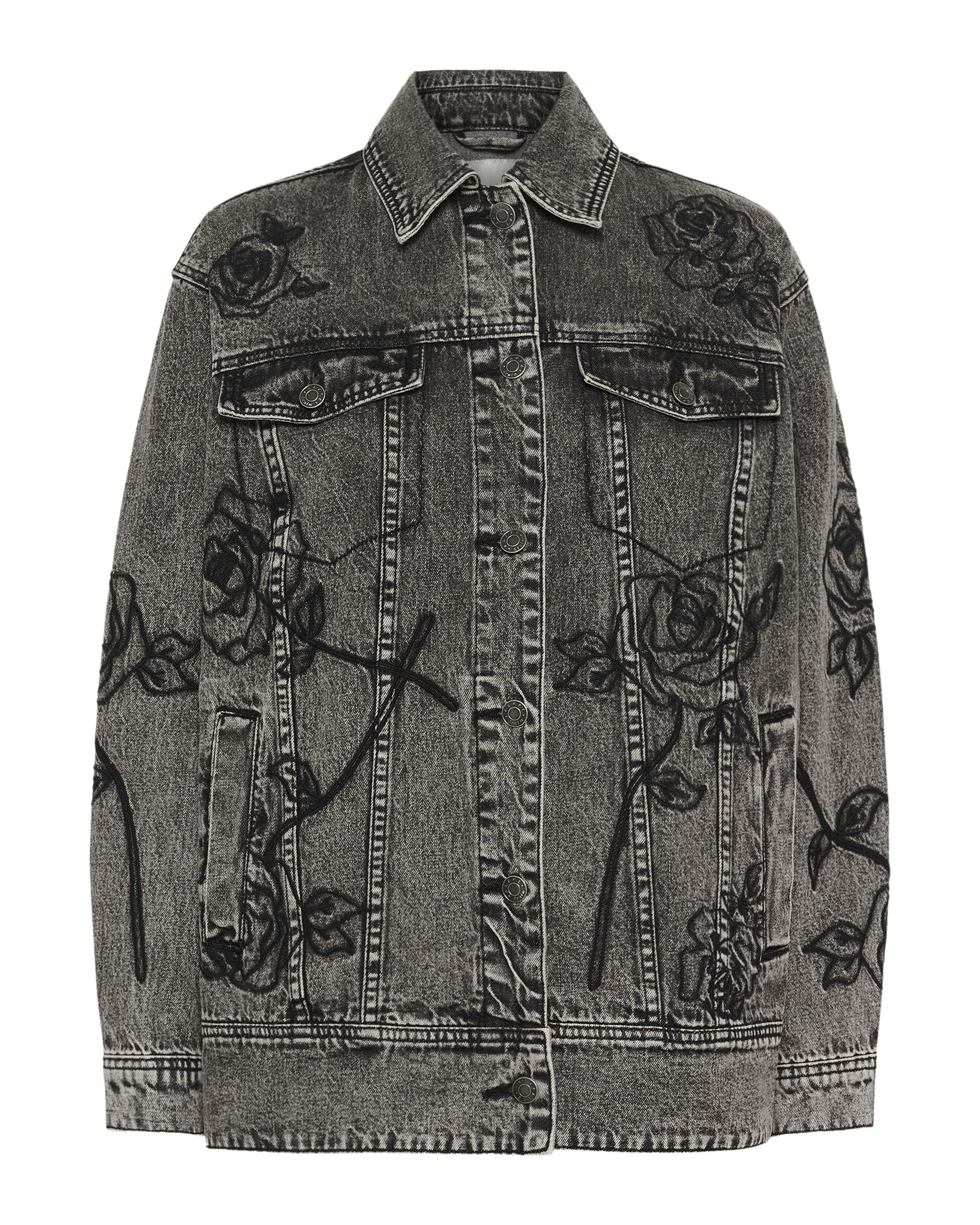 Kaffe Übergangsjacke 'KAross' in Schwarz: Vorderseite