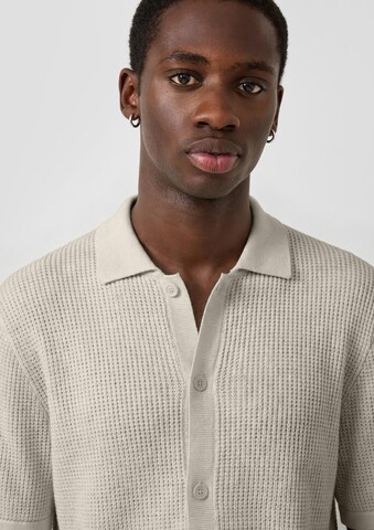 QS Strickpolo in Beige
