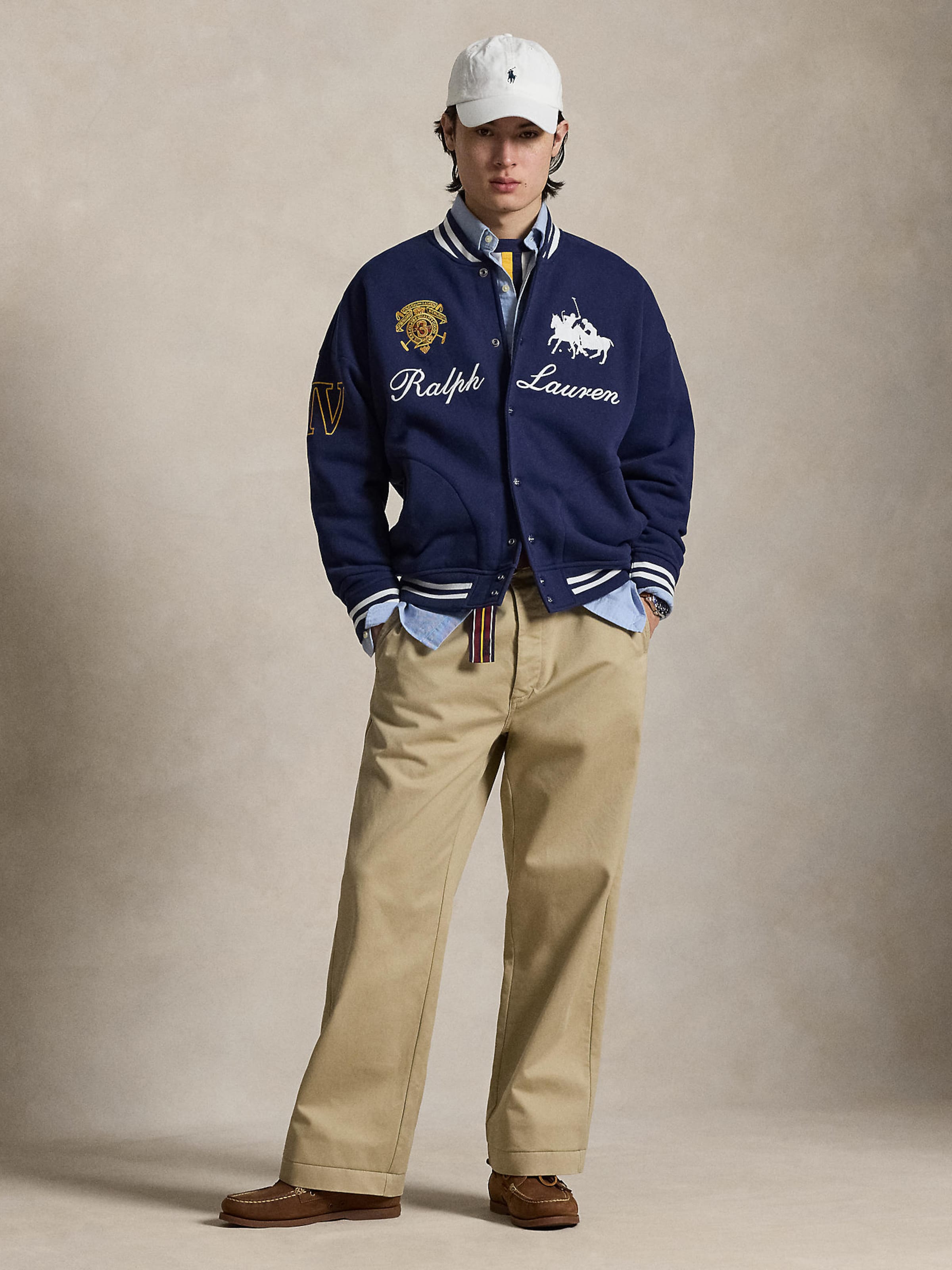 Polo Ralph Lauren Geacă de primăvară-toamnă pe Bleumarin | ABOUT YOU