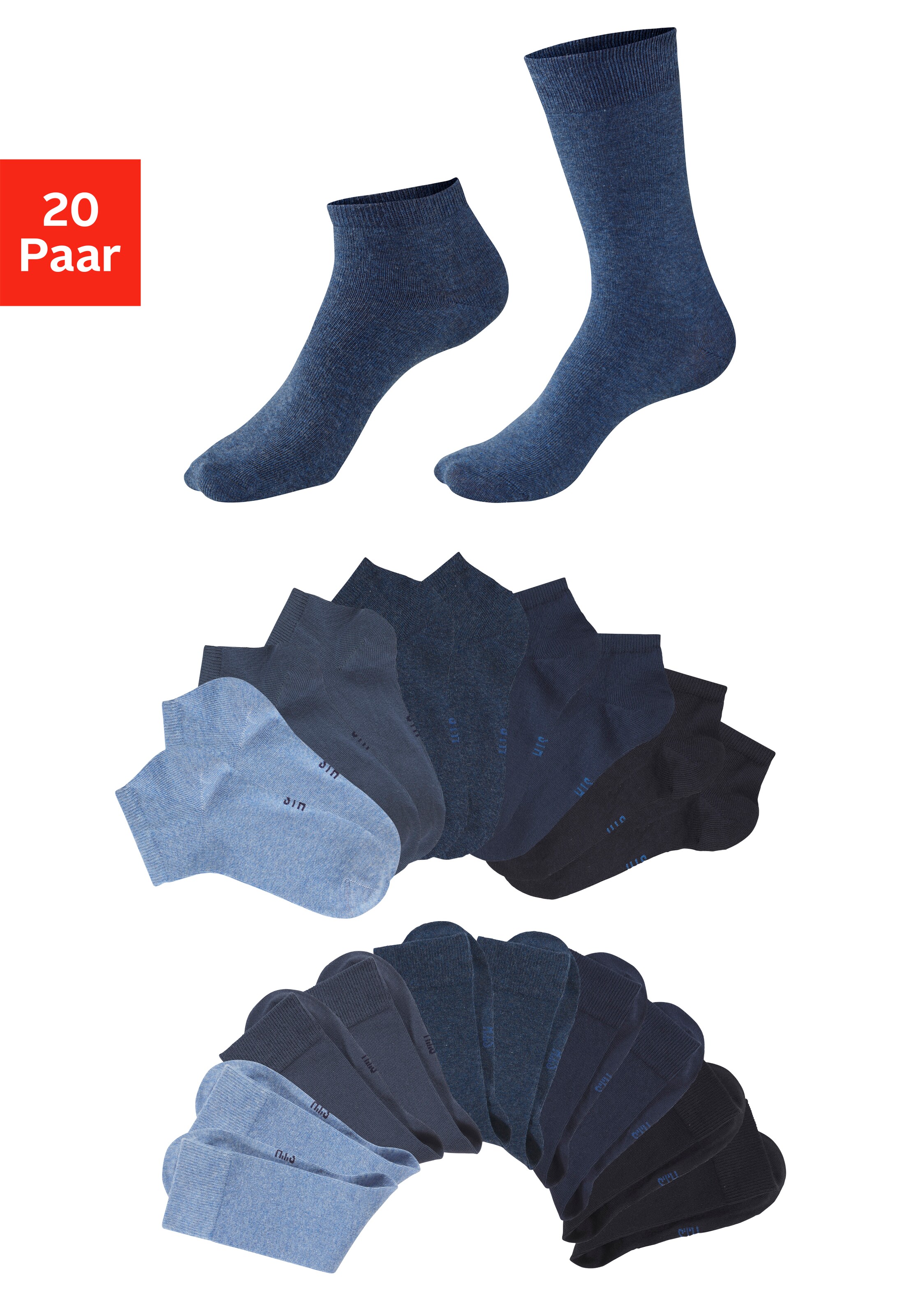 H.I.S Socks in Blue