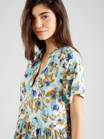 SAINT TROPEZ Shirt Dress 'Eda' in Blue