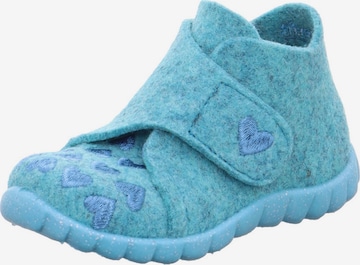 SUPERFIT Slippers 'Happy' in Blue: front