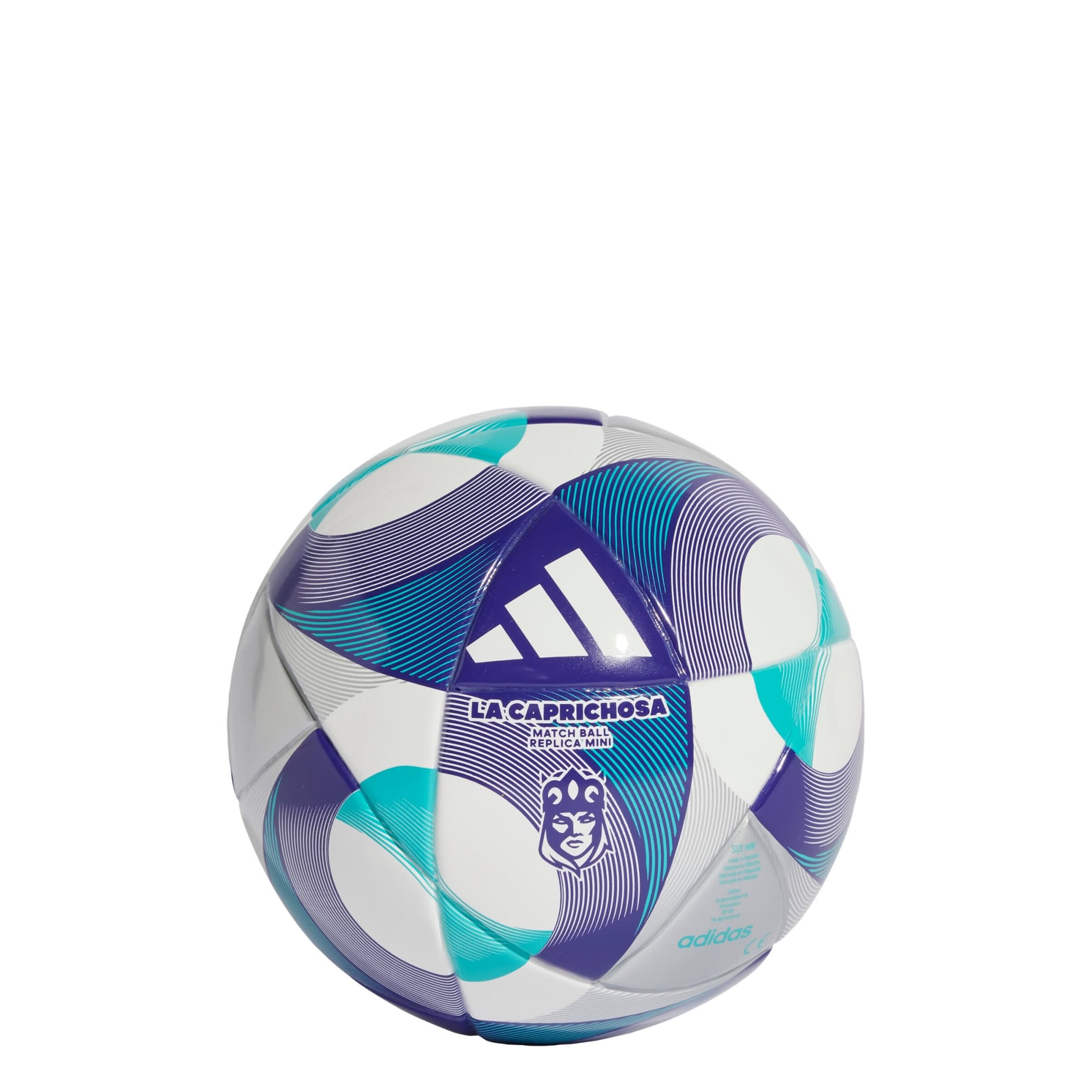 Pallone 'Queens League La Caprichosa' di ADIDAS PERFORMANCE in bianco: frontale