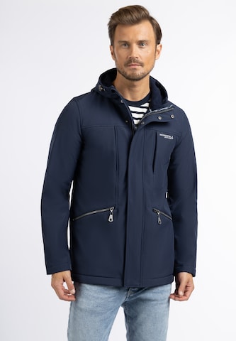 DreiMaster Maritim Weatherproof jacket in Blue: front