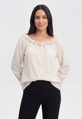 usha BLACK LABEL - Blusa em bege: frente