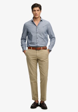 Superdry & Co Slim fit Overhemd in Blauw