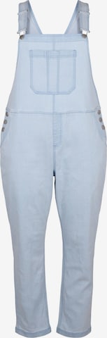 Zizzi Regular Latzjeans in Blau: predná strana