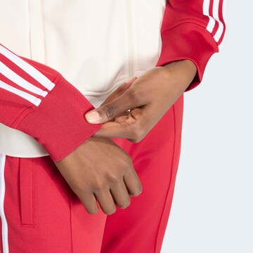 ADIDAS ORIGINALS Zip-Up Hoodie in White