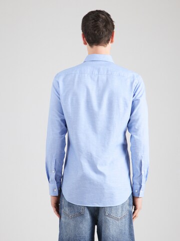 HUGO - Ajuste regular Camisa 'Kason' en azul