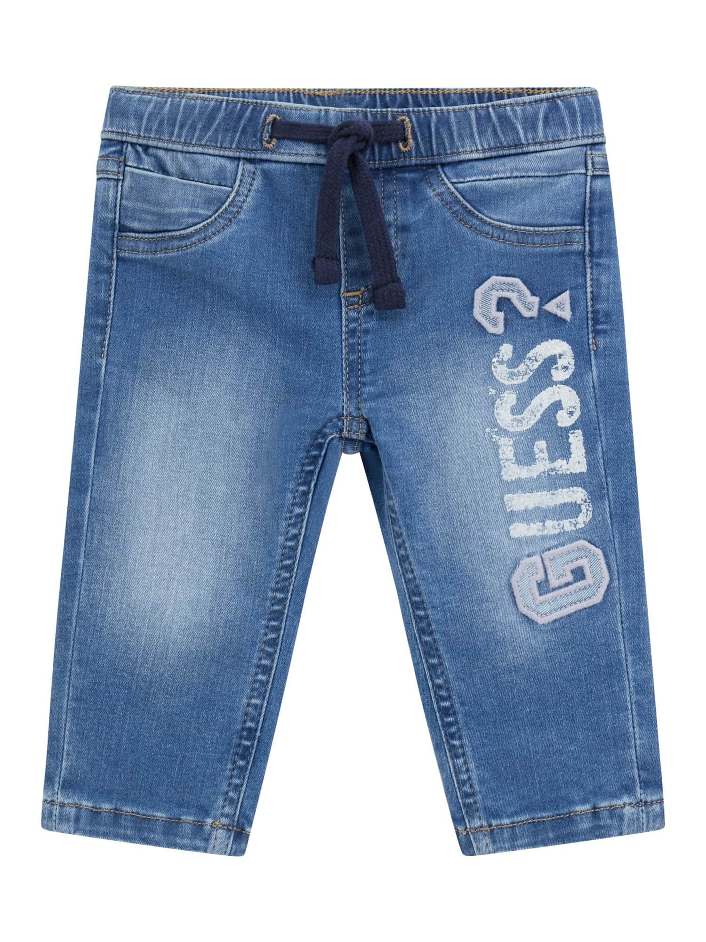 GUESS Slimfit Shorts in Blau: Vorderseite