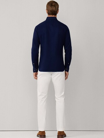 Hackett London Slim fit Overhemd in Blauw