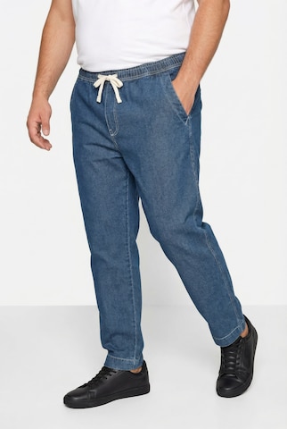 Men Plus Loosefit Jeans in Blau