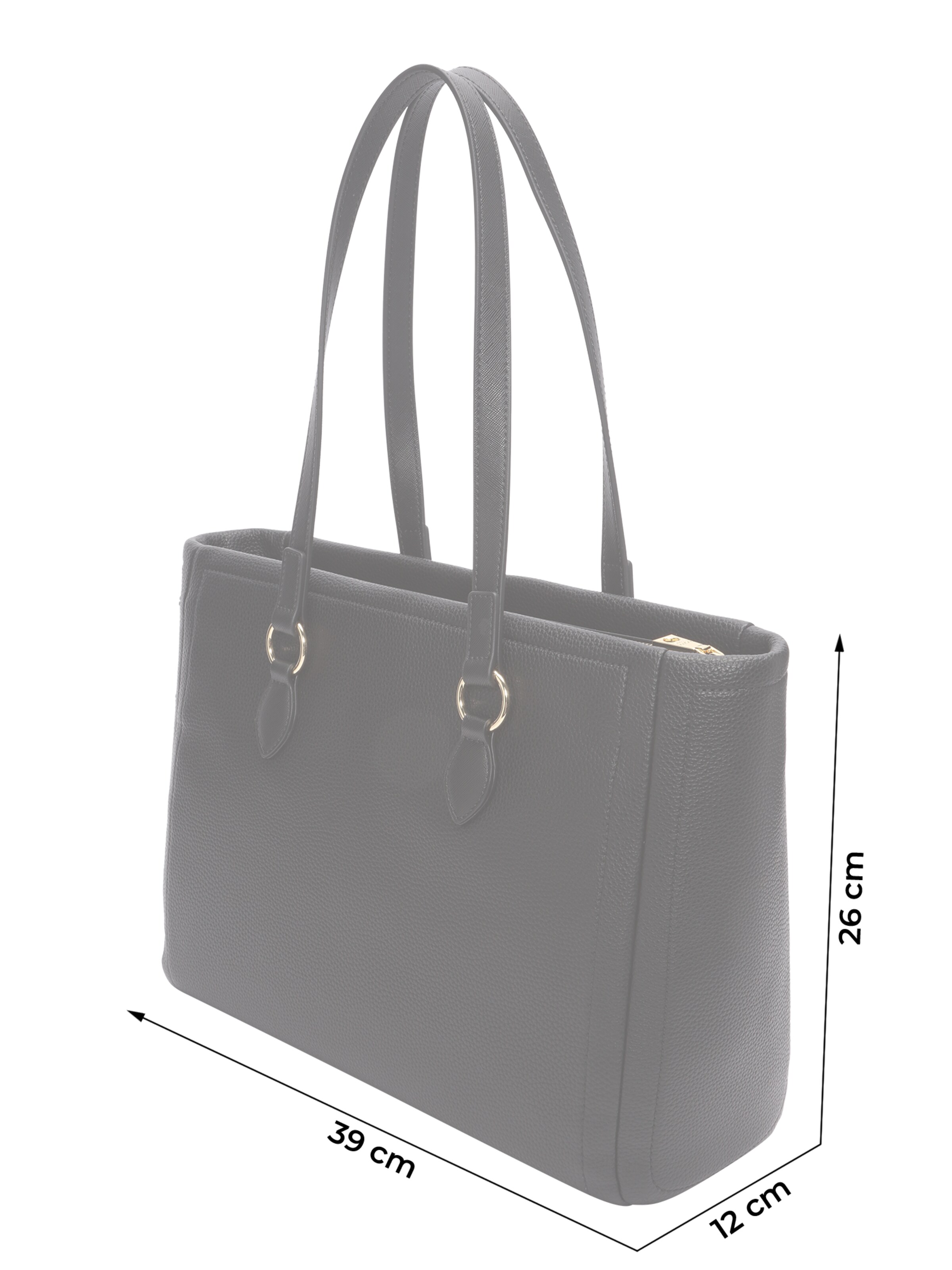 juoda Love Moschino Pirkinių krepšys