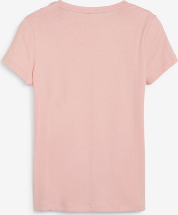 PUMA Performance Shirt 'Essentials+' in Pink