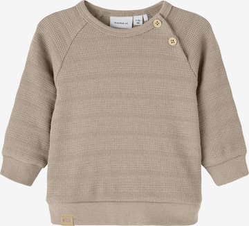 Pull-over 'LUPUS' NAME IT en beige : devant