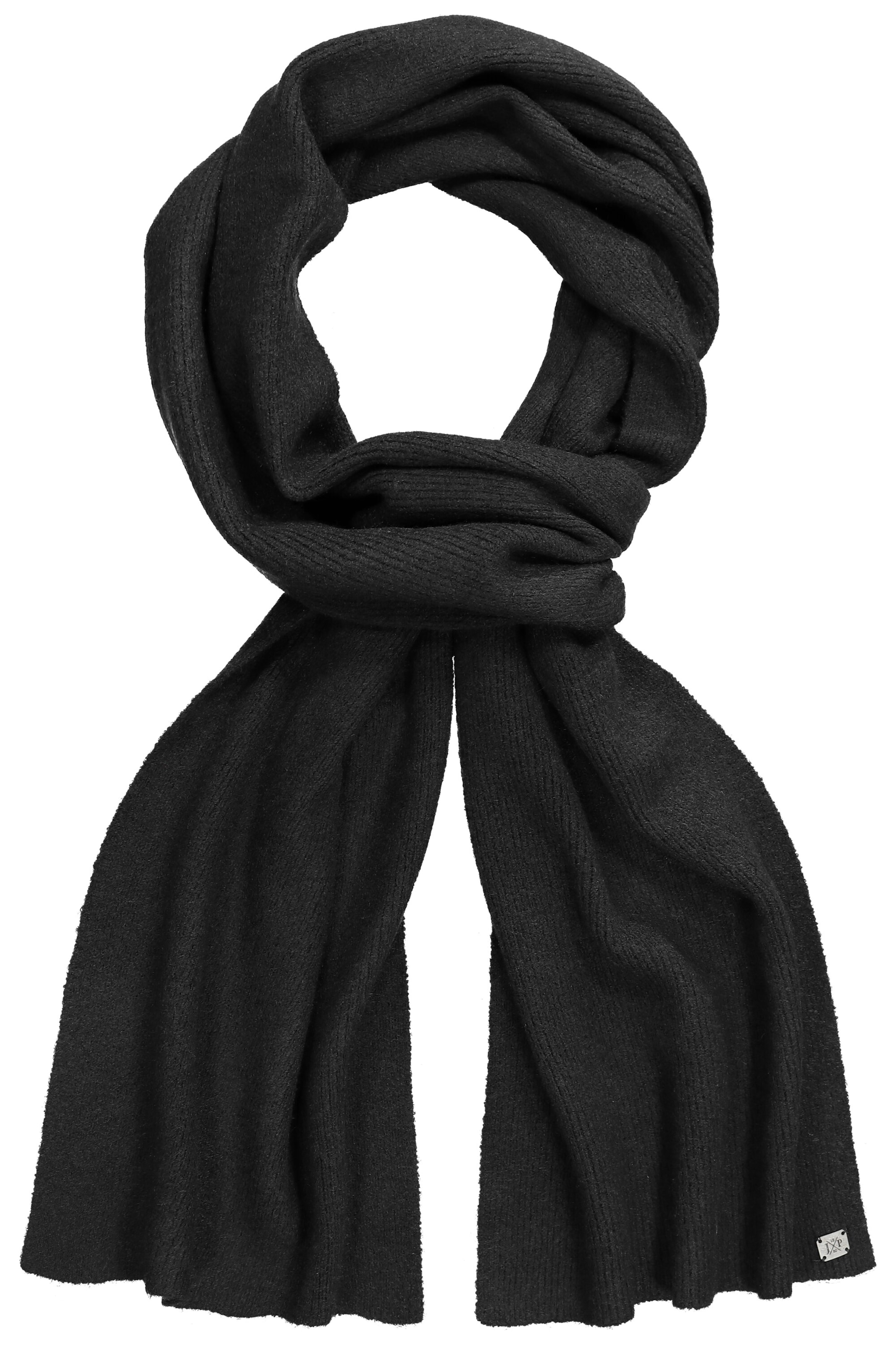 Écharpe JP1880 en noir : devant