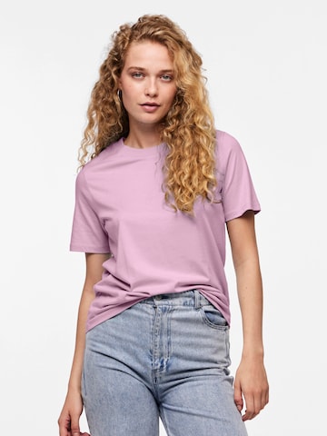 T-shirt 'RIA' PIECES en violet : devant