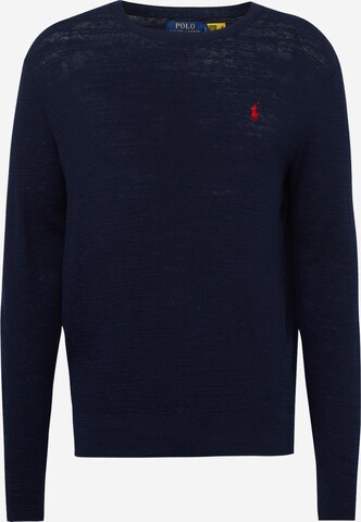 Pull-over Polo Ralph Lauren en bleu : devant