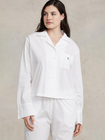 Polo Ralph Lauren Pajama ' Shirting Stripes ' in White