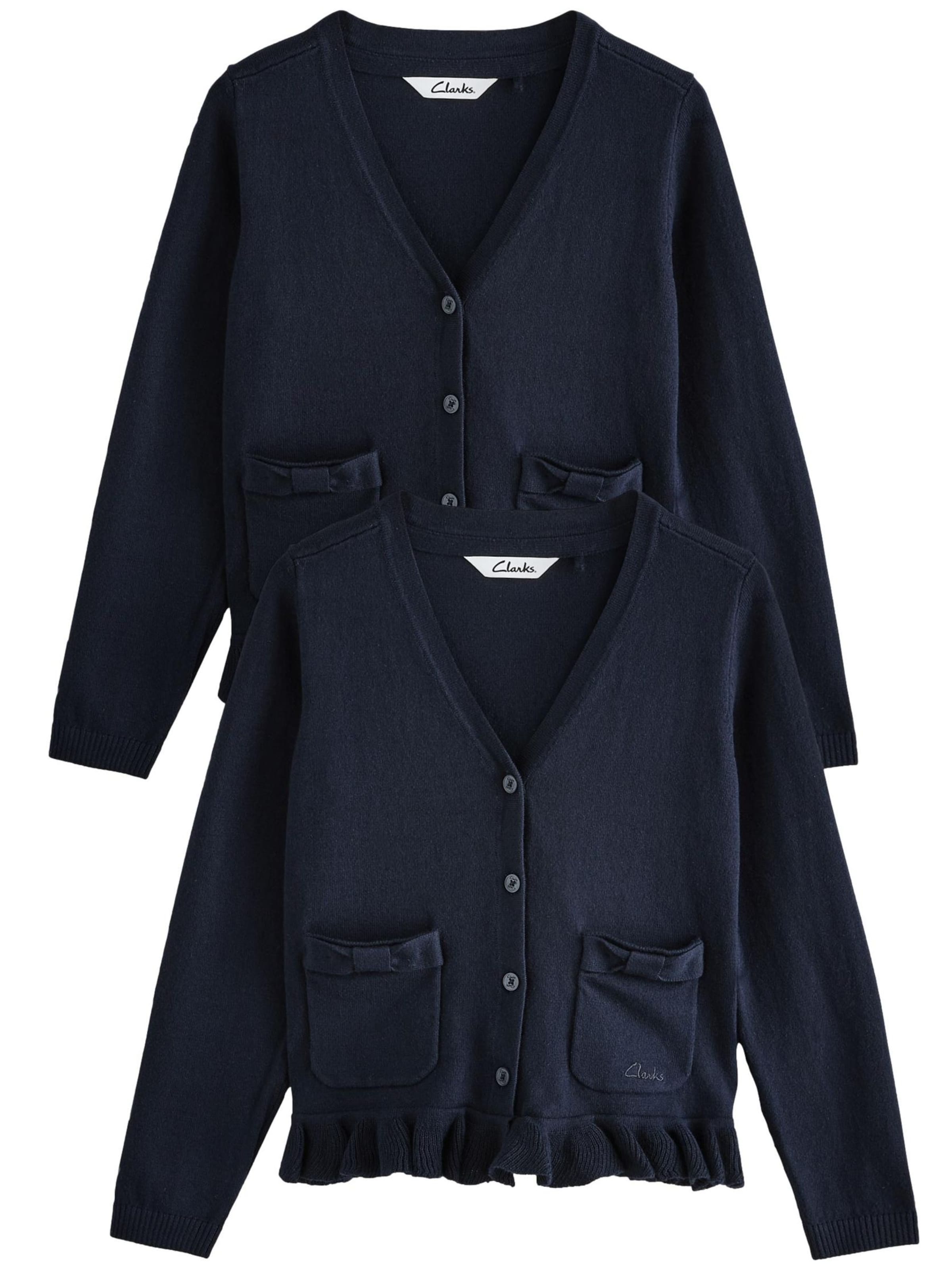 CLARKS Kardigan – modrá: přední strana