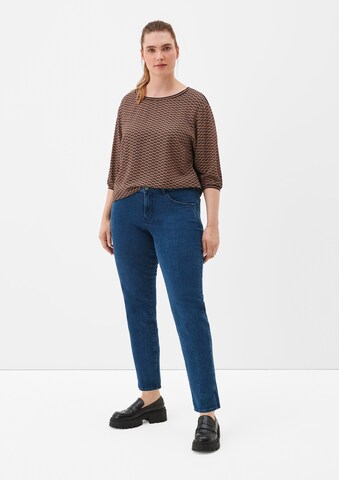 Coupe slim Jean TRIANGLE en bleu