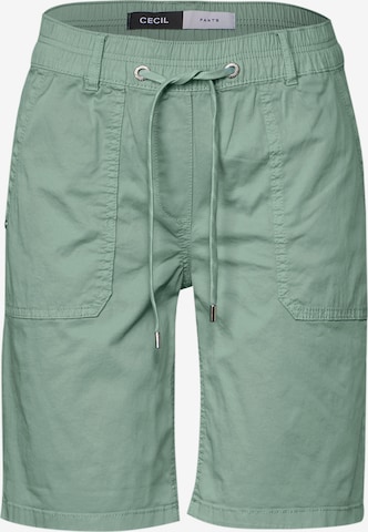 CECIL Pants in Green: front