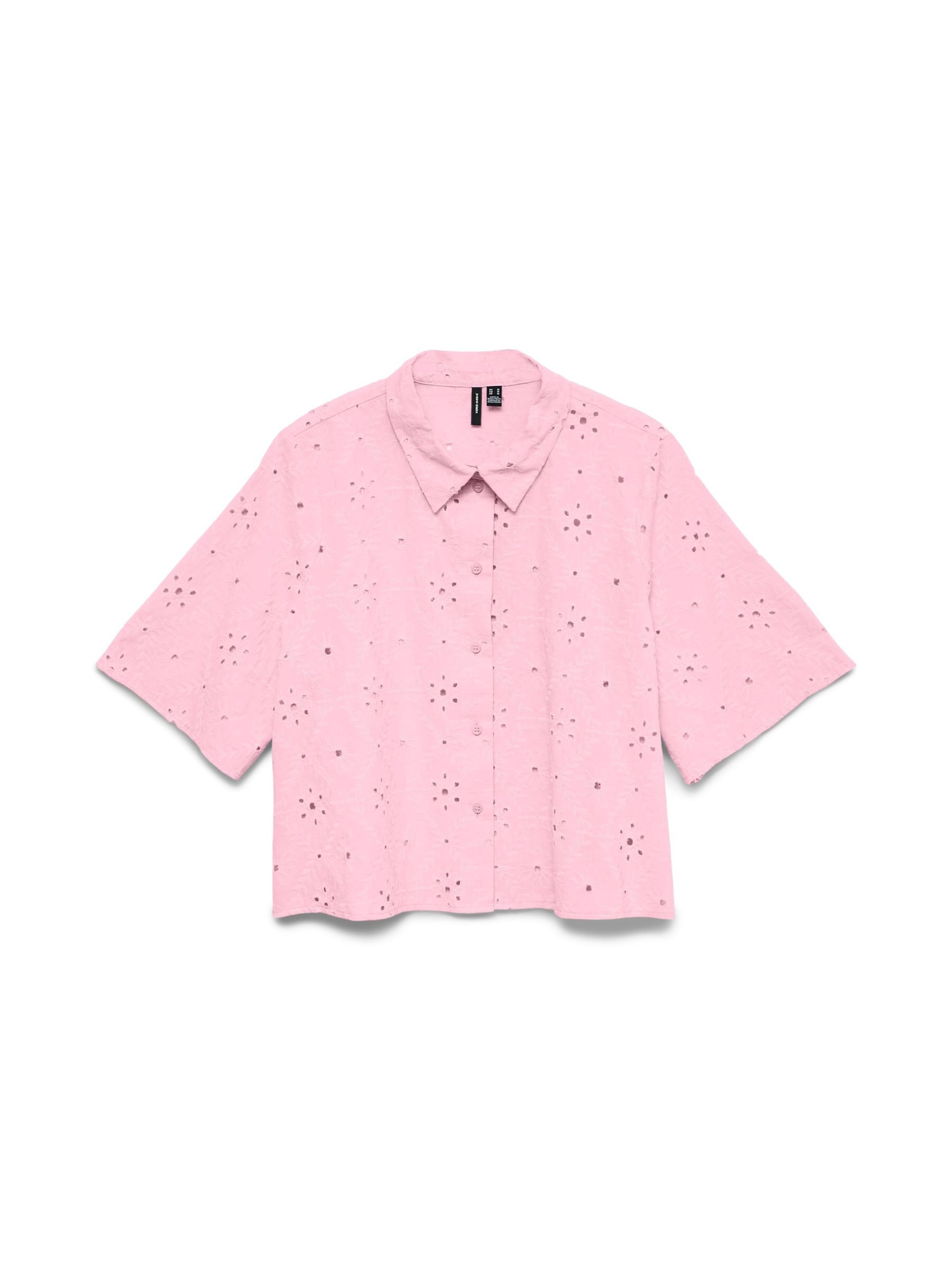 VERO MODA Bluse 'VMEliza' i pink: forside