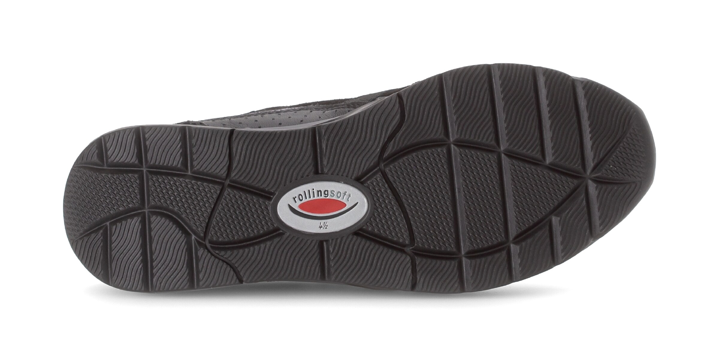 Gabor Rollingsoft Lace-Up Shoes in Black