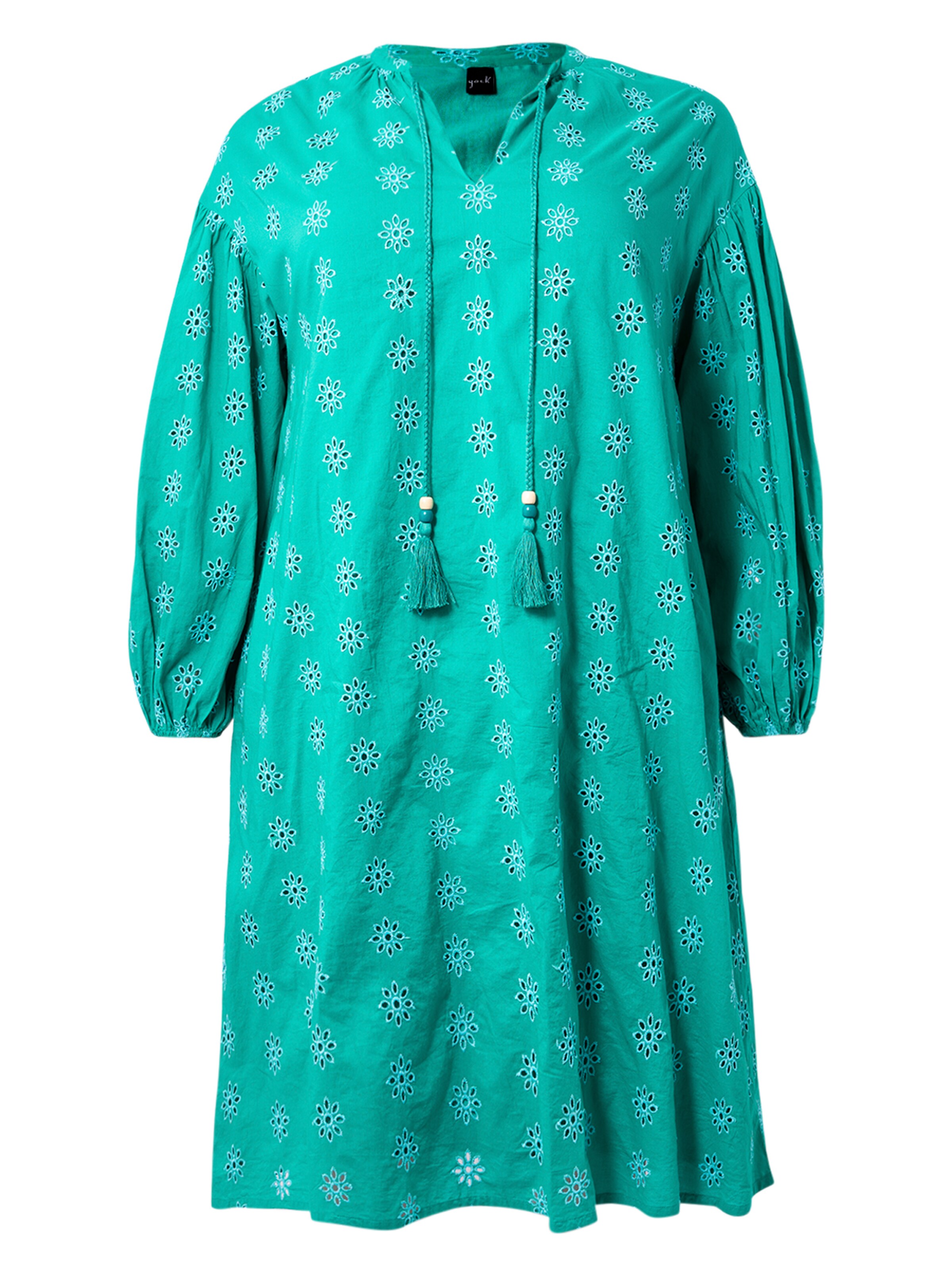 Robe YOEK en bleu : devant